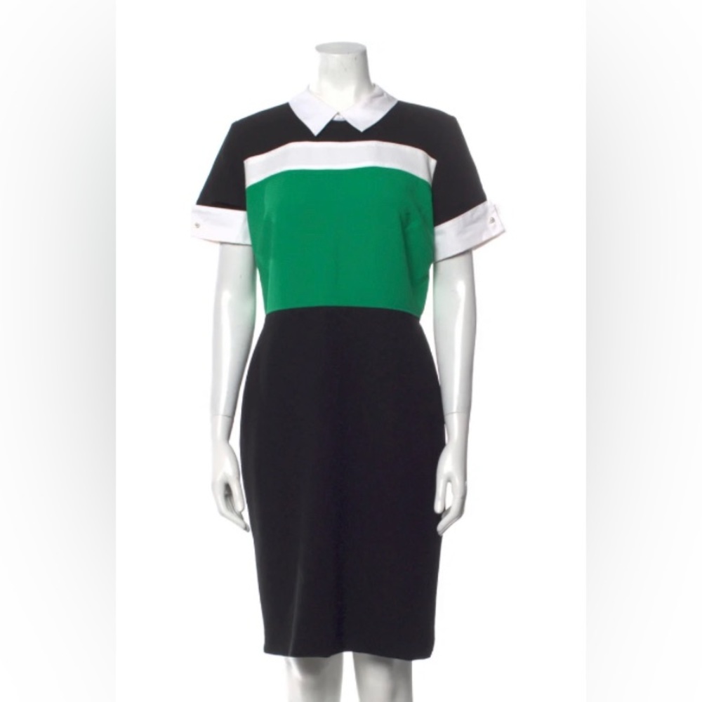 Green and Black Karl Lagerfeld Dress